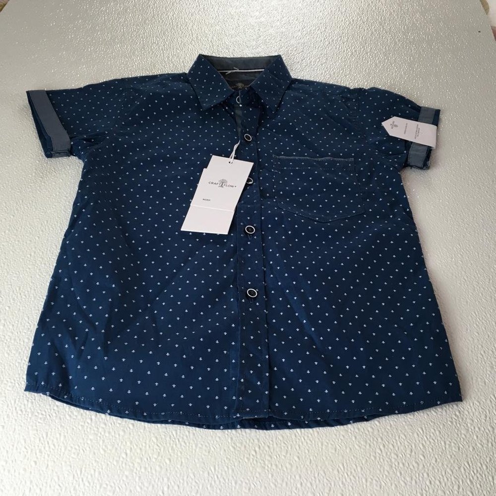 Craft+Flow Shirt  Little Boy Blue color Size 5 V57